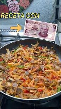 ✅RECETA con $50 PESOS fácil y económica #shorts #shortsviral #parati
