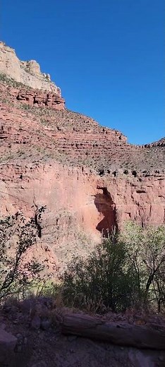 Panoramic Video view of Grand Canyon just before reaching 3 Mile Rest house