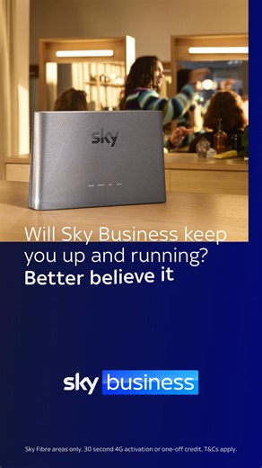 14K views · 11 reactions | If your connection drops, our automatic 4G backup kicks in. So, you and your business can rely on always-on internet, or get £25 credit with our Stay Connected Guarantee. | Sky | Facebook