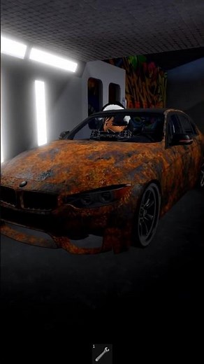 Fixing Rusty BMW M3 F80 in ROBLOX! | Fix it up #shorts