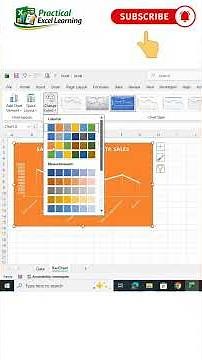 Create Line Chart Style in Excel 2021 #excel2021 #excel #spreadsheetmagic