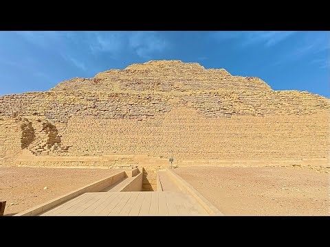 4K Full Tour inside the step pyramid of Djoser