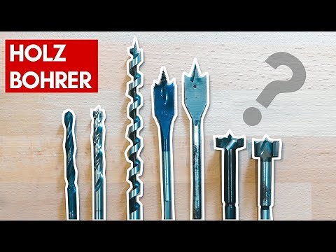 The most important wood drill bits at a glance | DIY basics | Drilling a hole in wood