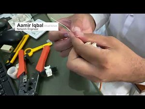 "How to Install RJ45 Female Connector with Wall Faceplate | Ethernet Keystone Jack Setup"
