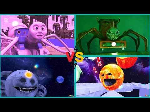 CHO CHO CHARLES 😱 THOMAS TRAIN 🆚 LUNAR MOON IMPOSSIBLE EXE