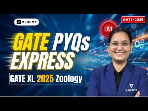 GATE PYQ Express | GATE XL | Zoology | 2025 | Dr. Ravina Rai | GATE 2026 | Concept + PYQs |