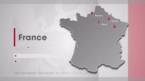 Download Map of France with the most important cities for free