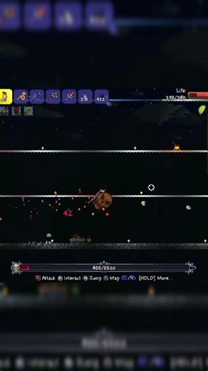 Defeating Expert Mode Skeletron on Terraria 1.4.5 Skyblock