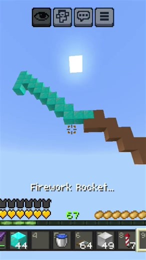 easy way to staircase bridge #minecraftbuticanttouchgrass #gaming