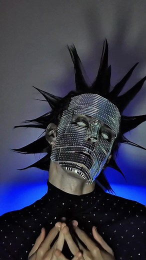 Punk Twist on Disco Ball Makeup Tutorial