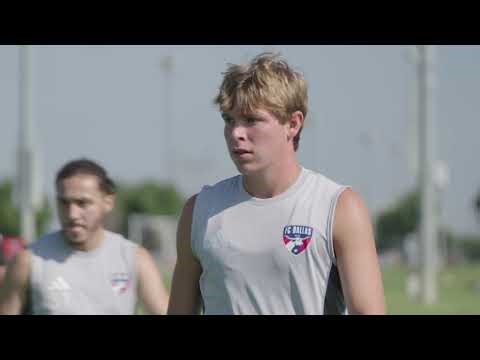 Nolan Norris at FC Dallas Training on 9 17 2025