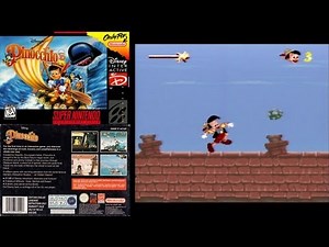 Pinocchio (SNES Intro and Gameplay Preview)
