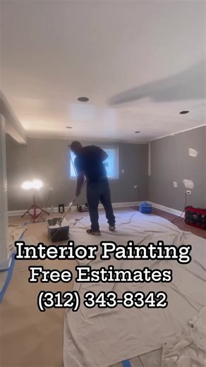 Here’s a clean, strong post you can use with your ceiling painting video: ⸻ 🎥 Fresh Ceilings. Clean Finish. No Mess. Nothing brightens up a space like a freshly painted ceiling. Most people overlook it—but it makes a HUGE difference. ✔ Smooth, even coats ✔ Clean edges & no splatter ✔ Fast, professional turnaround ✔ Perfect for rentals, flips, or home refresh We take pride in doing it right the first time. 📍 Chicagoland Area 📞 312-343-8342 📩 Send pics for a quick estimate Serious inquiries on