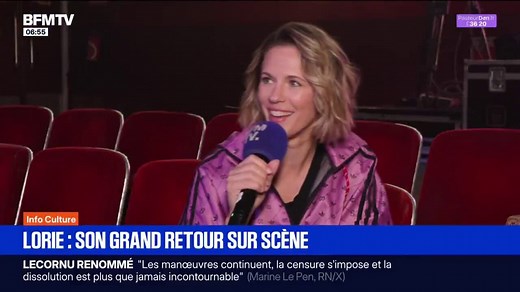"À fond dans cette nostalgie": Lorie raconte son grand retour sur scène