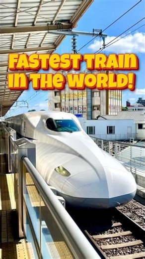Japan’s Bullet Train Is Insanely Fast 🚄 #shorts
