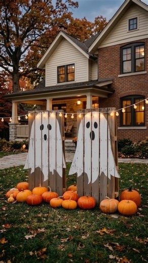 Easy DIY Pallet Ghosts for Halloween! 👻🎃