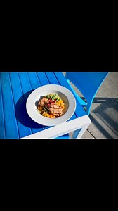 😋🐟Wild King Salmon with roasted butternut squash, apple, watercress, pomegranate seeds and Meyer lemon brown butter. | Sam's Chowder House, Half Moon Bay