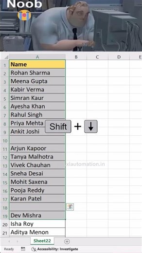 Excel Experts Don’t Waste Time—Here’s Why #excel #exceltips #excelforbeginners #exceltricks #shorts