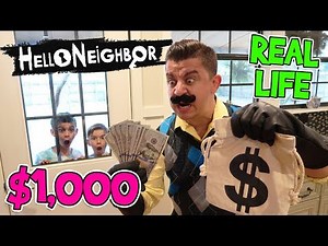 Last To Leave Hello Neighbor’s House Wins $1,000 (FUNhouse Family)