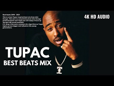 Best Tupac Beats Mix | 2pac Instrumental Mix | (4K HD AUDIO) West Coast Type Beat | GFunk Type Beat