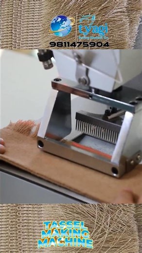 fabric Tassel Making Machine #tassel banane ki machine