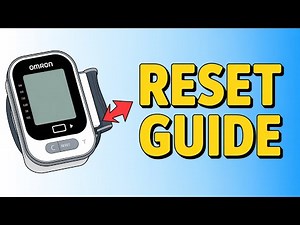 How To Reset Omron Blood Pressure Monitor – Step-by-Step Guide (2025)