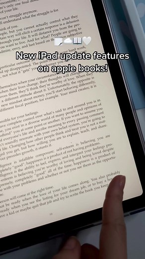 Enhance Your Reading Experience with the New iPad Update Features on Apple Books