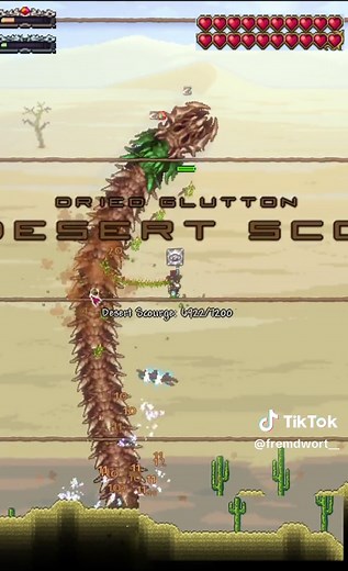 Defeating the Desert Scourge in Calamity Infernum