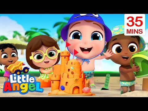 Play Outside At The Beach + More Little Angel Kids Songs & Nursery Rhymes