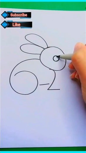 How to Draw Rebbit #art #drawing #drawingtutorial