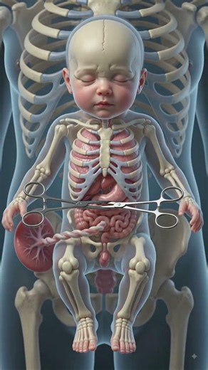 How Does a Baby Take the First Breath After Birth? 👶🫁 | 3D Medical Animation