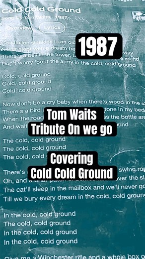 Cold Cold Ground - Tom Waits - Loradio tribute-cover with backvocal remix #tomwaits #jazz #choräle
