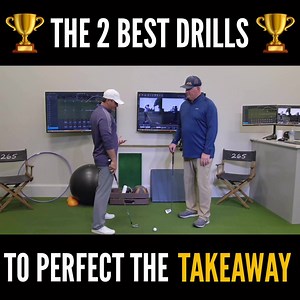 In today's video, we go over TWO drills that you can use to PERFECT 🏆 the takeaway in your golf swing!🏌🏻‍♂️ Don't miss this CRUCIAL golf swing lesson. 😉 | Athletic Motion Golf
