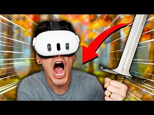 I WENT SWORD FIGHTING IN VR?! (Mythic Realms)