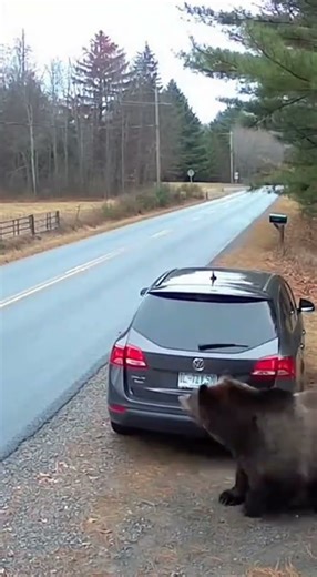 I Opened My Trunk… A Brown Bear CHARGED Out—Terrifying!