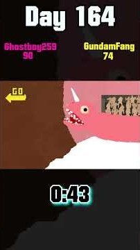 Nidhogg EVERY DAY for a YEAR?! DAY 164 #Shorts #nidhogg #gaming