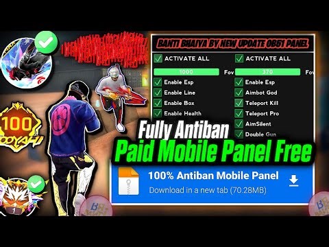 Ob51 Update 🎯 Free Fire Max Panel Injector Hack ✅ Rank Working Auto Headshot Panel Injector Safe