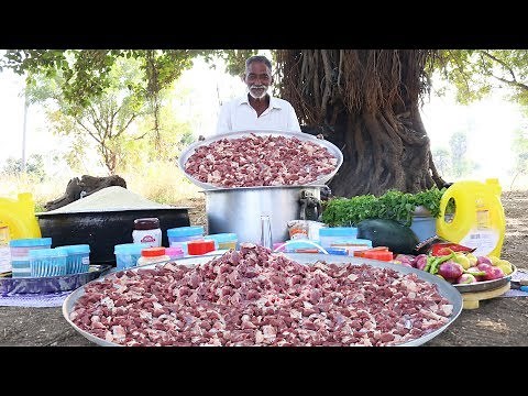 Traditional Mutton Biryani Recipe | World Famous Hyderabad Goat Biryani by Grandpa