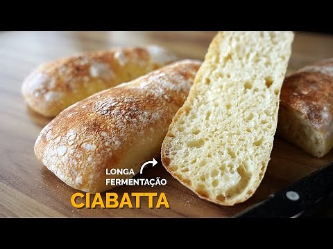 LONG-FERMENTATION CIABATTA - Recipe with few ingredients and no kneading