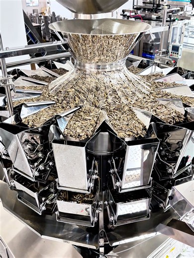 snacks food packing machine for food factory; fully automatic vffs weighing and packing machine for snack food with 14 head weigher. #snacks #snackfood #snackfactory #foodfactory #snackpackingmachine #snackfoodpackingmachine #vffsmachine #weighingpackingmachine #packingmachine #packingmachinemanufacturer #packingmachinefactory #automaticpackingmachine #packagingmachinery #foodbusiness