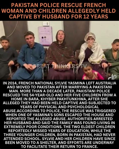 Police rescue French woman and children allegedly held captive by husband for 12 years #news #viral