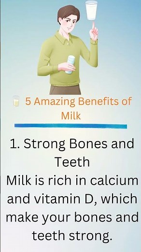 Top 5 Amazing Benefits of Milk | Stay Healthy & Strong Everyday
