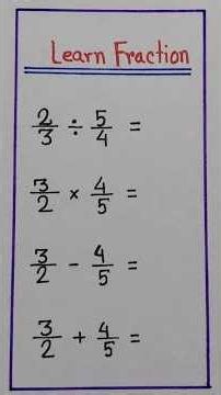 🧠 Fraction Quiz! Can You Solve All 4 Without a Calculator? 🤔
