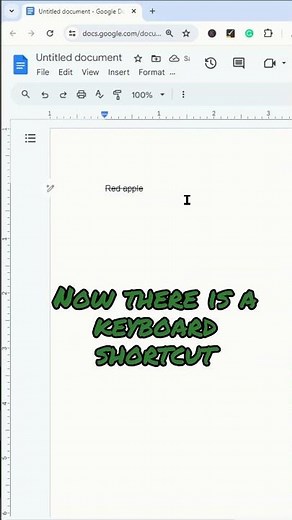How to do Strikethrough in Google Docs