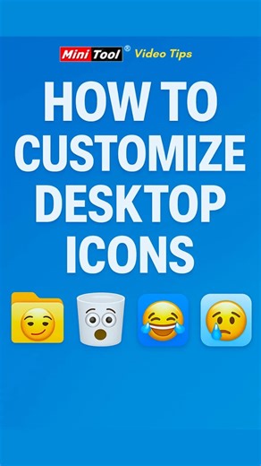 Customize your desktop icons on Windows in just seconds! #WindowsTips #windowstricks #desktopicons | MiniTool | Facebook
