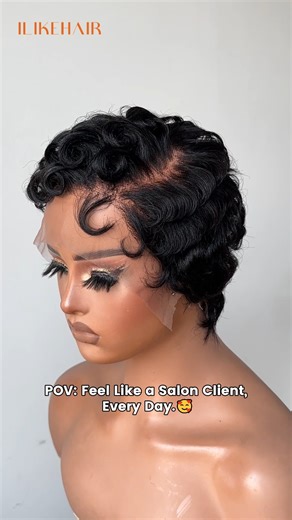 Vintage finger waves, modern pixie vibes. Ready in seconds ✨ 𝙒𝙄𝙂: Full Lace Finger Wave Short Pixie Cut Wig With Drawstrings 🎄𝐂𝐡𝐫𝐢𝐬𝐭𝐦𝐚𝐬 𝐒𝐚𝐥𝐞 𝐔𝐩 𝐭𝐨 $𝟓𝟎 𝐎𝐅𝐅 • $15 OFF $169 → xma15 • $30 OFF $249 → xma30 • $50 OFF $369 → xma50 ✔️Follow @ilikehaircom to see more exclusive hairstyles 🛒Shop now & Pay later By Klarna, Link in bio . . #ilikehairwig #shortwig #pixiecut #waves #fulllacewig #blackgirlmagic | ILikeHair