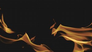 Fire background with flames moving to the centre  - Free Stock Video