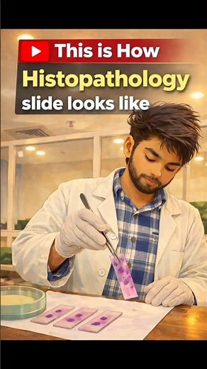 H&E staining 🔬 || Histology slide || #histopathology #medical #labtechnician #microscope #medical