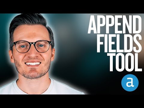 Alteryx Day 20 - Append Fields Tool Tutorial | Attach Data from One Stream to Another