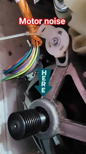 front load washing machine motor noise